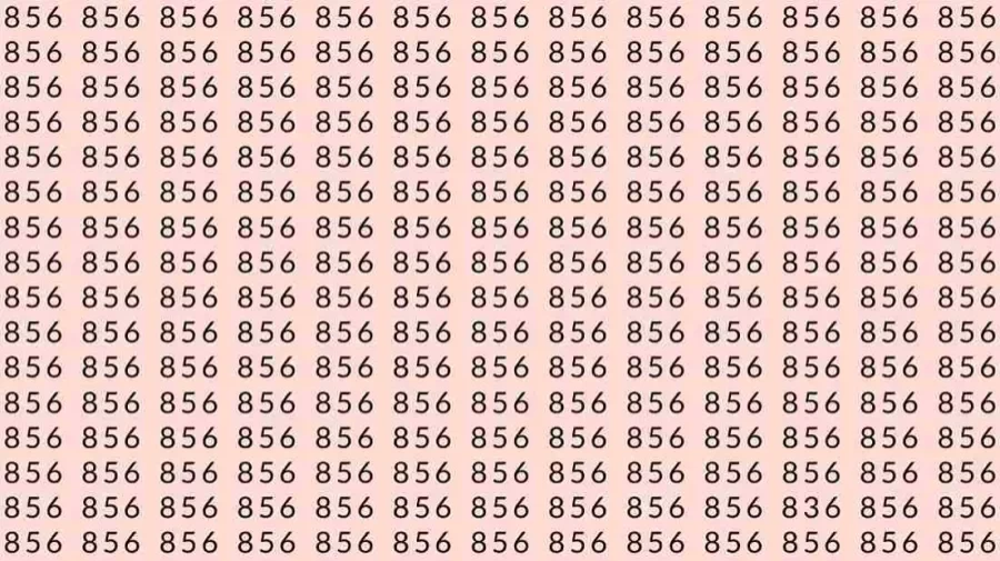 Observations Skills Testt: If you have Sharp Eyes Find the number 484 among 434 in 7 Seconds?