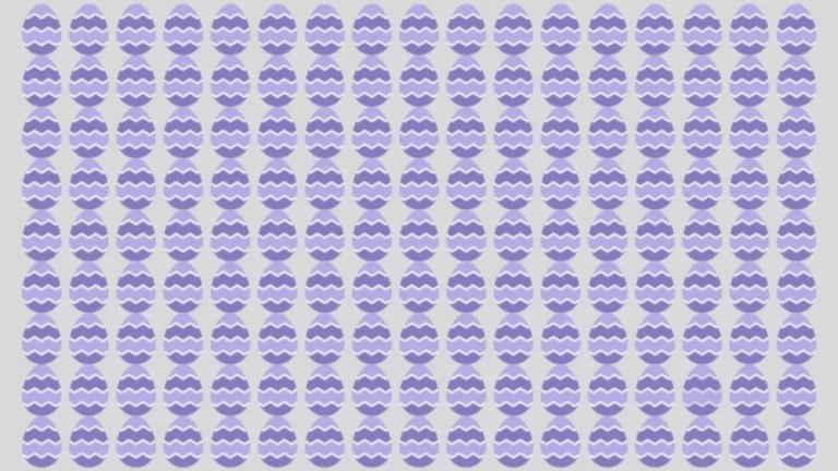 Optical Illusion Brain Test: Try to find the Odd Egg within 10 Seconds