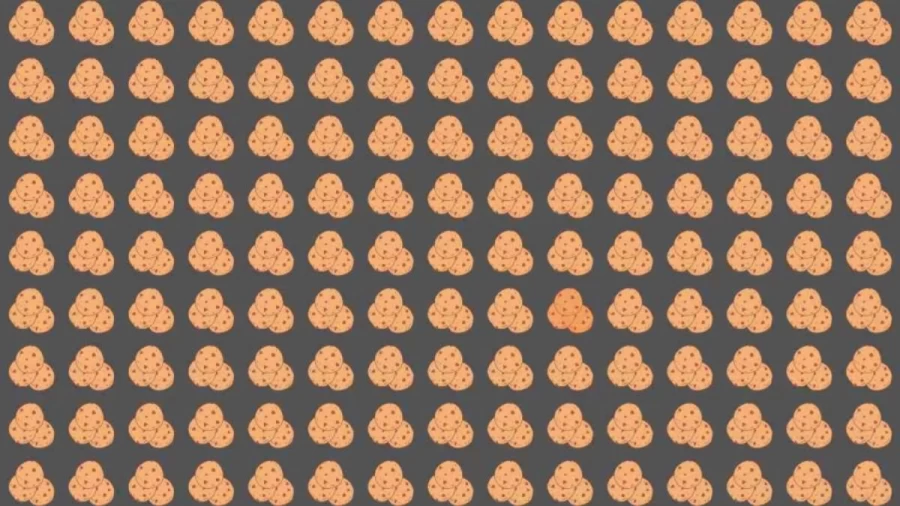 Optical Illusion: Can you find the Odd Cookies within 12 Seconds?