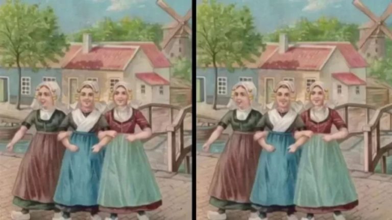 Optical Illusion: Can you find the Three Faces Looking at these Three Girls?