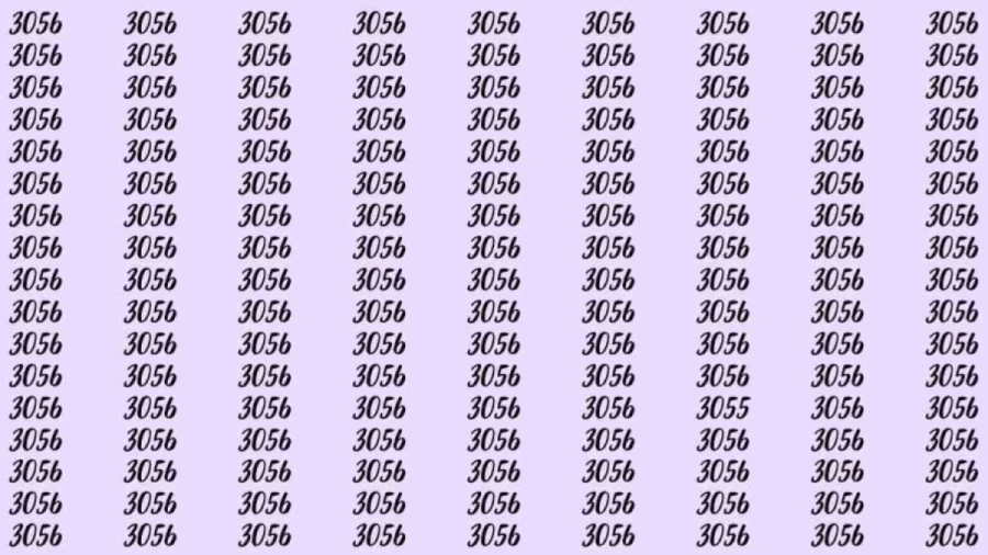 Optical Illusion: If you have eagle eyes find 3055 among 3056 in 5 Seconds?