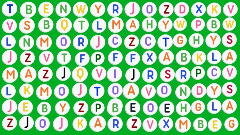 Thinking Test: Can you Spot the Hidden word Card in Less than 14 Secs