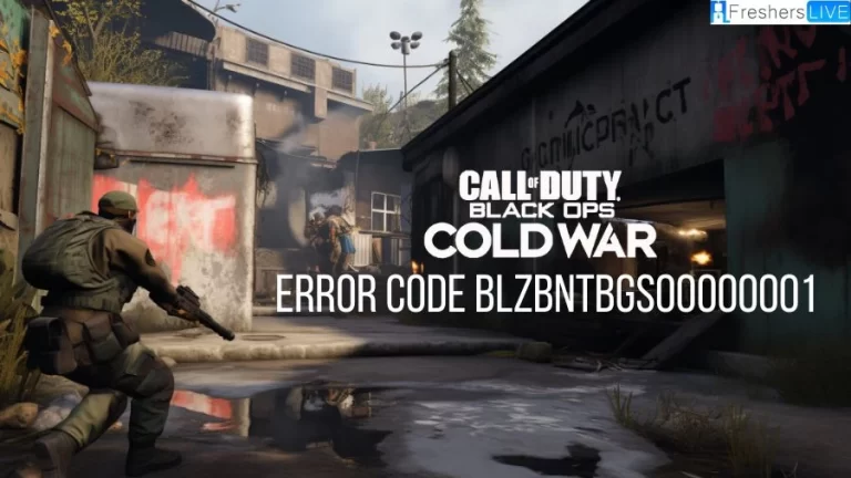 What is Black Ops Cold War Error Code BLZBNTBGS00000001? How to Fix Black Ops Cold War Error Code BLZBNTBGS00000001?