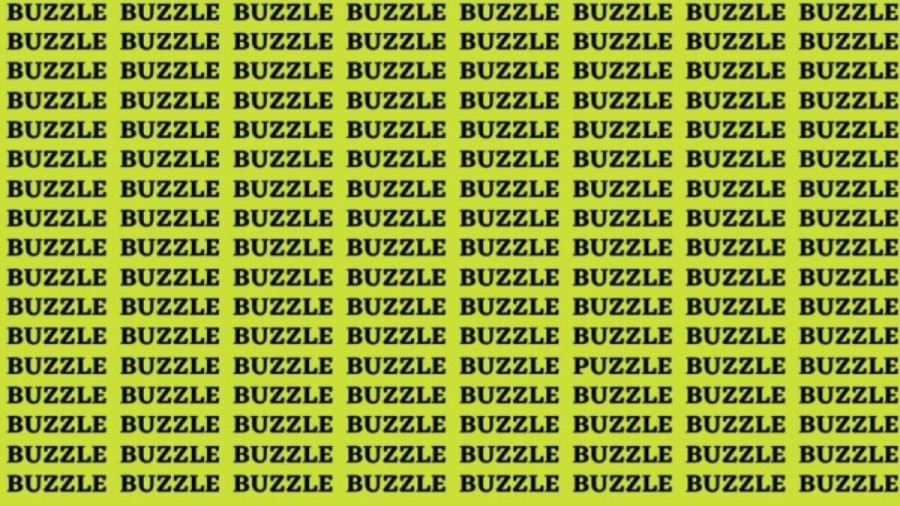 Optical Illusion: If you have Hawk Eyes find the Word Puzzle in 15 Secs