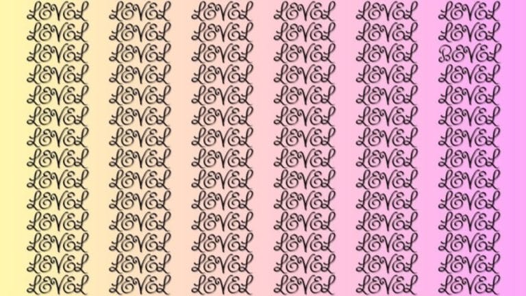 Optical Illusion Brain Test: If you have Hawk Eyes find the Word Bevel among Level in 20 Secs