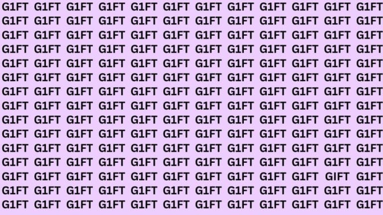 Optical Illusion Brain Test: If you have Hawk Eyes find the word Gift in 15 secs