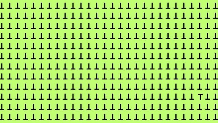 Optical Illusion Eye Test: If you have Eagle Eyes find the T in 15 Secs