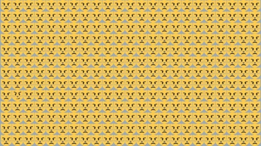 Optical illusion Challenge: Try to identify the Odd Emoji in this picture within 8 seconds