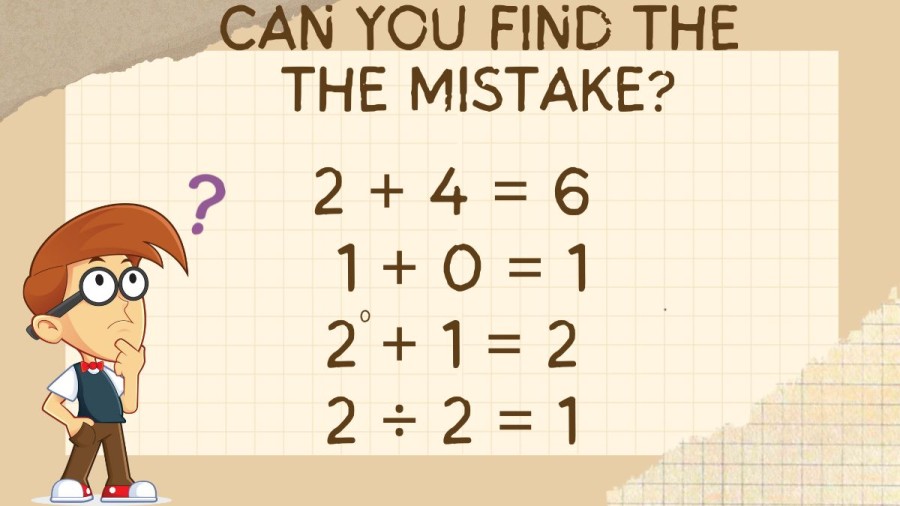 Brain Teaser: Can You Find The Mistake In This Image?| Visual Puzzle