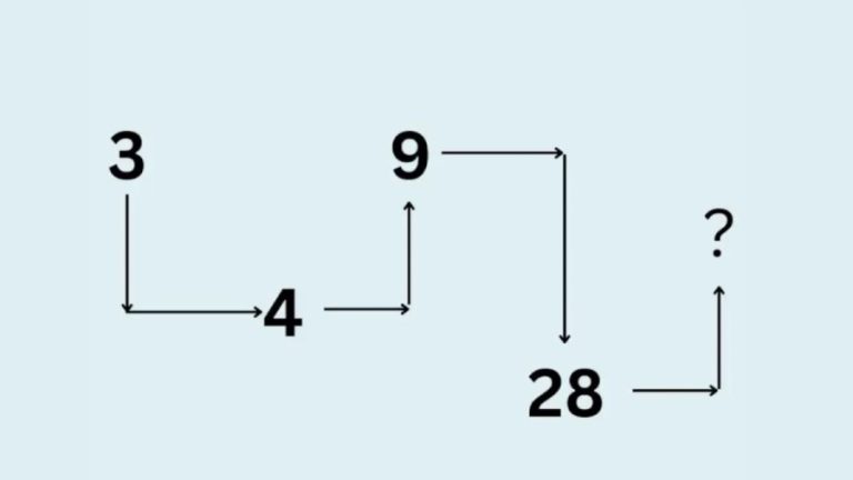 Brain Teaser: Can You Find the Next Number in this Math Series in 10 Secs?