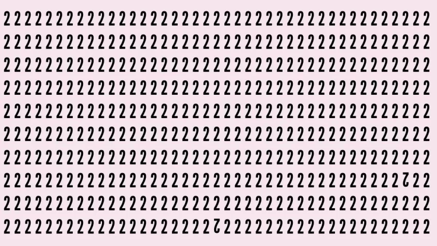 Brain Teaser: How Many Inverted 2 Can You Find?