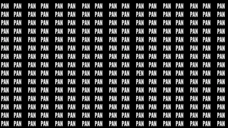 Brain Teaser: If You Have Eagle Eyes Find Pen Among Pan In 12 Secs