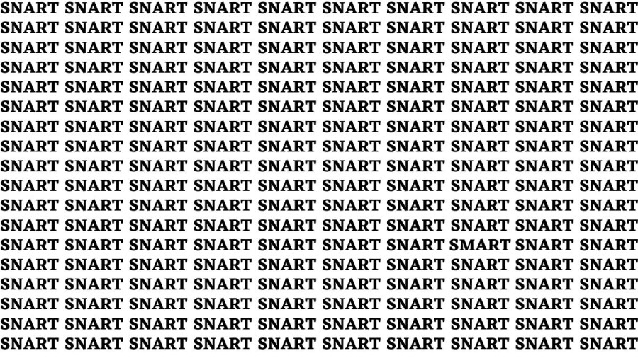 Brain Teaser: If You Have Eagle Eyes Find Smart In 15 Secs