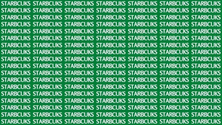 Brain Teaser: If You Have Eagle Eyes Find Starbucks In 16 Secs