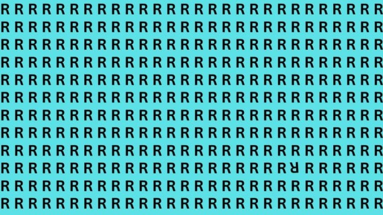 Brain Teaser: If you have Sharp Eyes find the R in 15 Seconds?