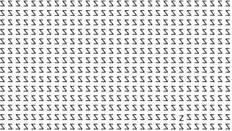 Brain Teaser: If you have Sharp Eyes find the Z in 15 Seconds?