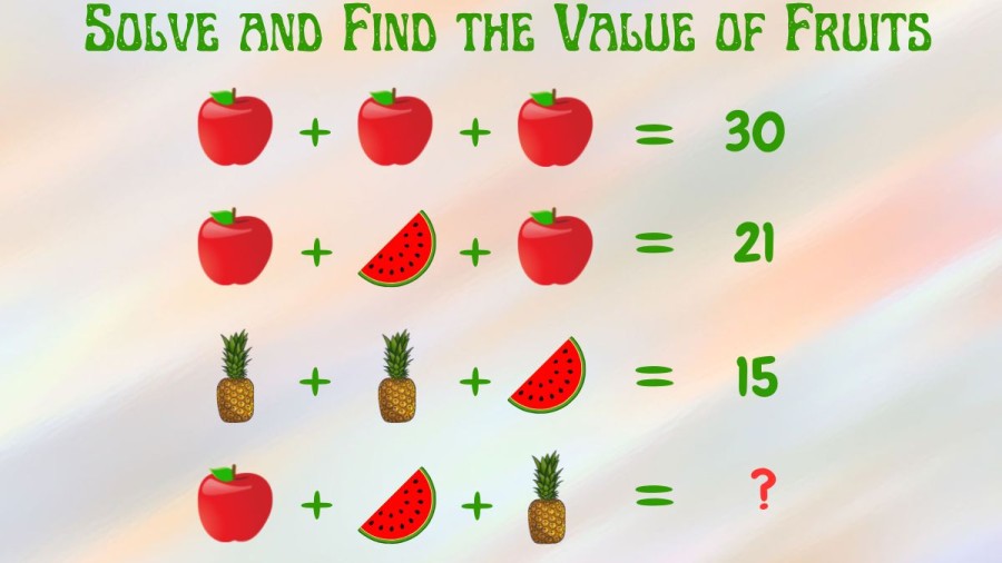 Brain Teaser Math Challenge: Solve and find the Value of Circles