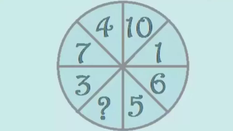 Brain Teaser Math Puzzle – Can You Find The Missing Number And Fill The Circle?