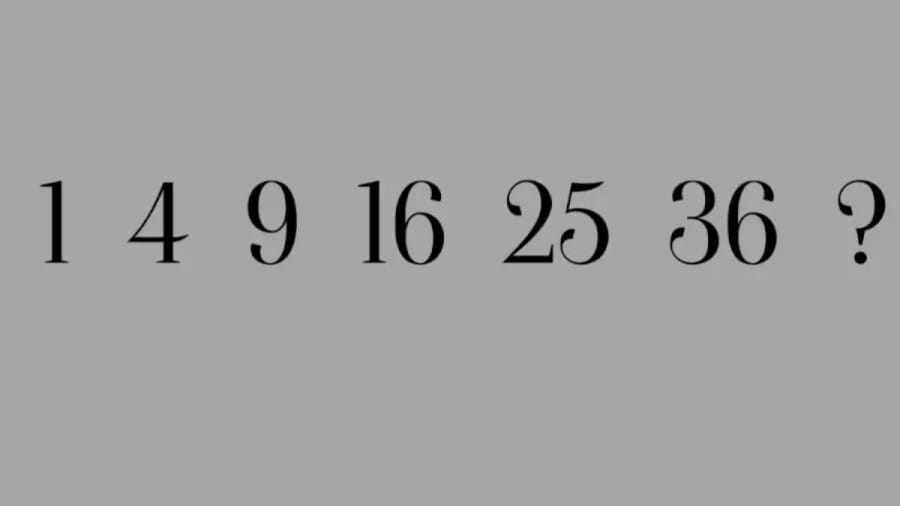 Brain Teaser Math Puzzle: Can You Find The Next Number In This Math Series?