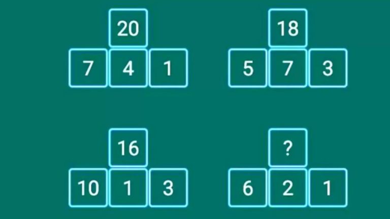 Brain Teaser Maths Challenge: Fill The Box With The Missing Number