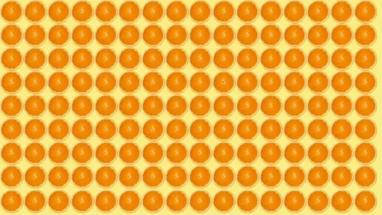 Brain Teaser Picture Puzzle: One Of These Oranges Has A Seed In It. Can You Spot The Odd Orange?