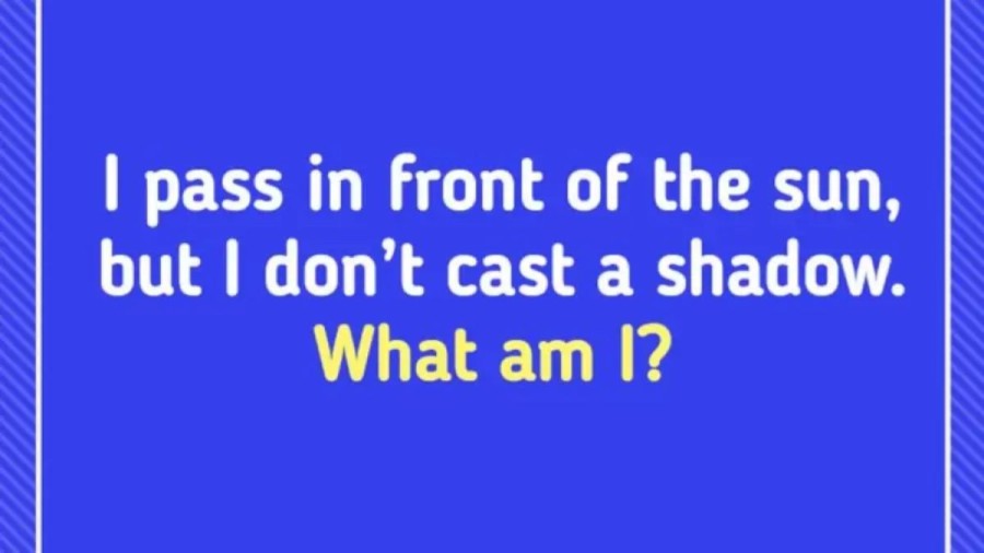 Brain Teaser Riddle To Make You Think – Can You Answer This?