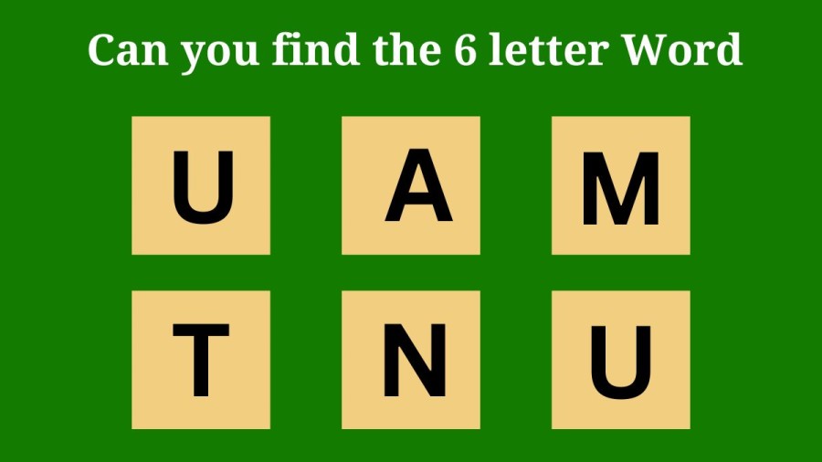 Brain Teaser Scrambled Word: Can You Guess the 6 Letter Word in 10 Seconds?