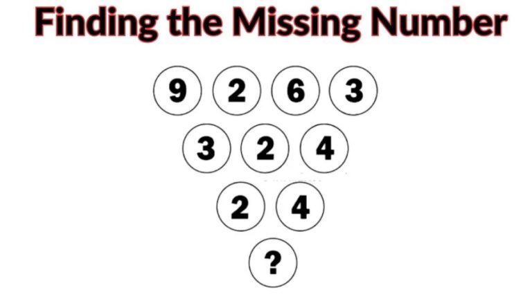 Brain Teaser: Solve this Inverted Maths Puzzle by Finding the Missing Number