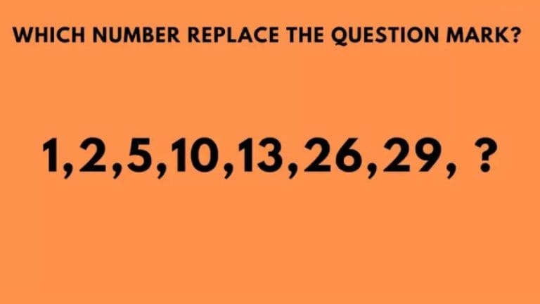 Brain Teaser: Which number will replace the question mark? Only 1% can solve this puzzle