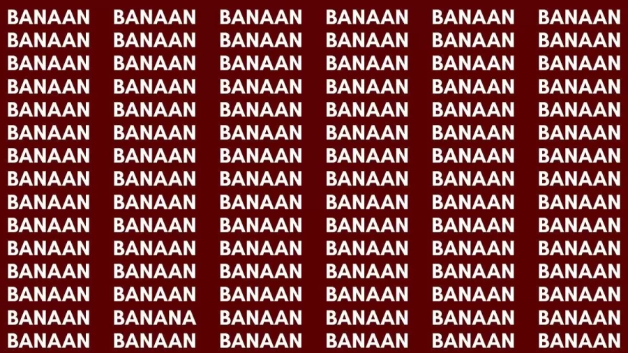 Brain Test: If You Have Eagle Eyes Find Banana In 12 Secs