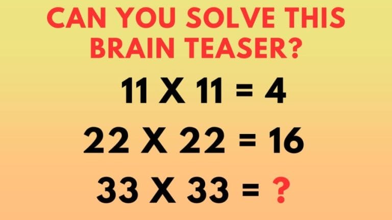 Only Geniuses Can Solve The Viral 11×11 = 4 Puzzle. Can You Solve This Brain Teaser?