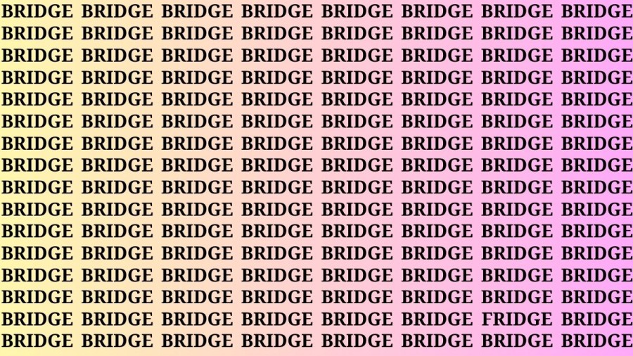 Optical Illusion Brain Test: If you have Eagle Eyes find the Word Smith among Smithy in 20 Secs