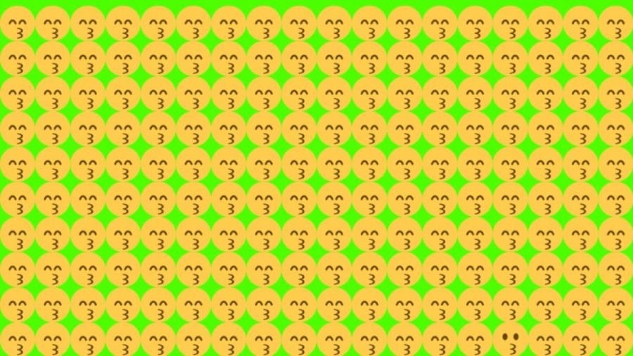 Optical Illusion Emoji Challenge: Can You Spot the Odd One in 10 Secs?