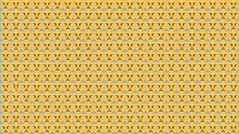 Optical illusion Challenge: Try to identify the Odd Emoji in this picture within 10 seconds