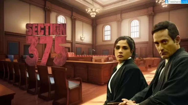 Section 375 Movie Ending Explained, Plot, Cast, Trailer, and More