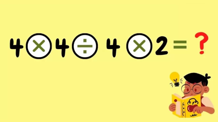 Brain Teaser: 4×4/4×2 Solve This Math Challenge