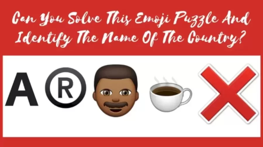 Brain Teaser – Can You Identify The Name Of The Country? Emoji Puzzles For Genius