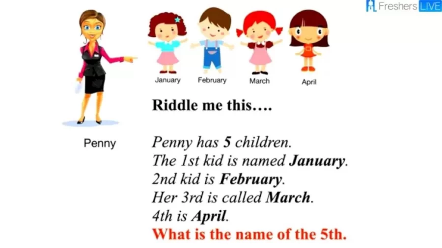 Brain Teaser IQ Test – Can You Answer The Penny Has 5 Children Riddle?