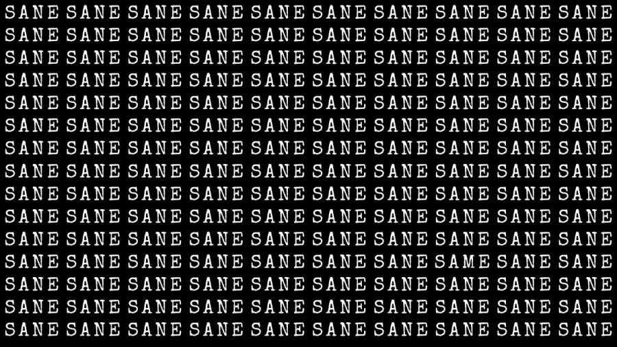 Brain Teaser: If You Have Hawk Eyes Find The Same Among Sane In 20 Sec