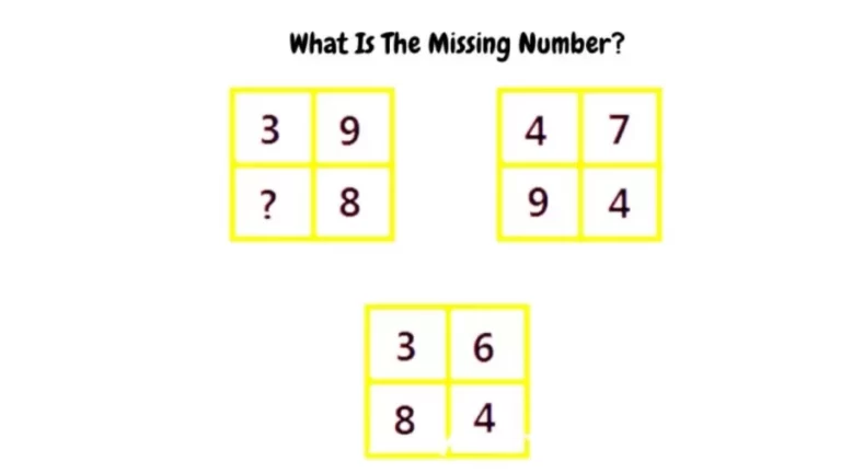 Brain Teaser Math Challenge – Find The Missing Number