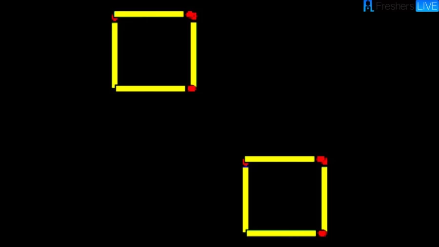 Brain Teaser: Move 1 Stick to Make 4 Squares || Matchstick Puzzles