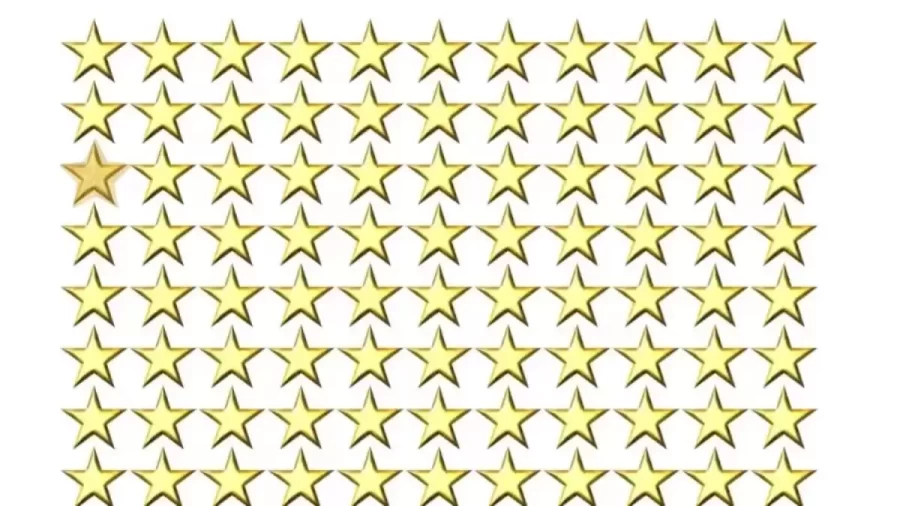 Optical Illusion: Can You Find the Different Star in 10 Seconds?