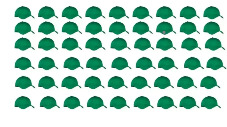 Optical Illusion Visual Test: Among these Caps Spot the Odd One in 8 Seconds?