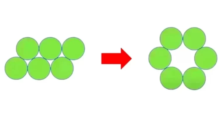 Tricky Brain Teaser Coin Puzzle: Make A Hexagon In Just 3 Coin Moves