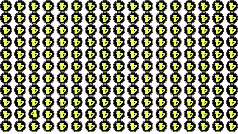 Visual Test: If you have 50/50 Vision Find the Number 4 in 15 Secs