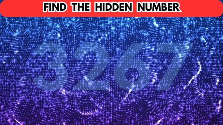 Optical Illusion: Can You Find the Hidden Number in this Image?