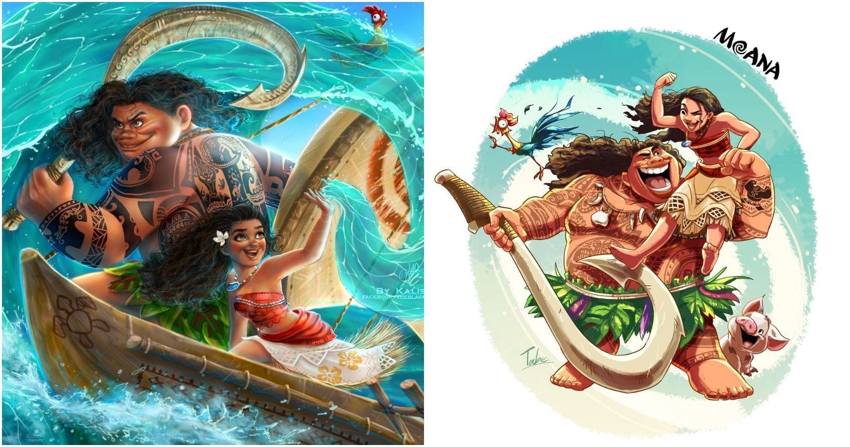 Disney’s Moana: 10 Pieces Of Fan Art That Will Take Your Breath Away