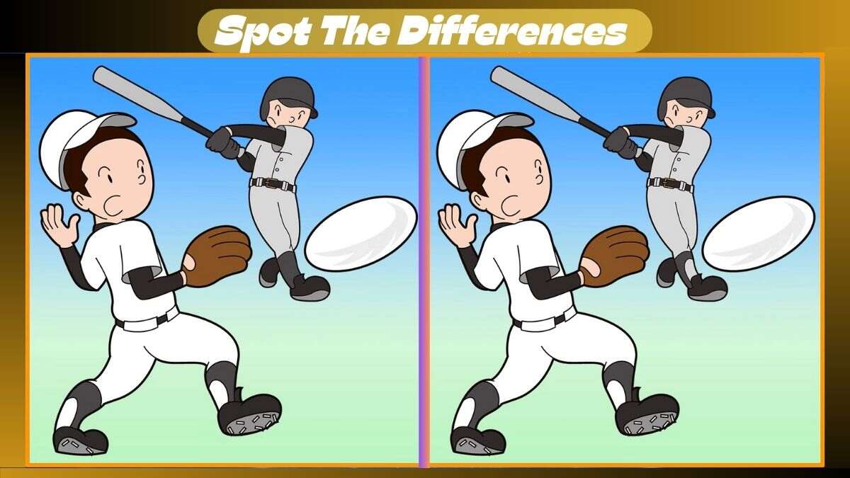 Find 3 Differences In 16 Seconds In This Baseball Scene