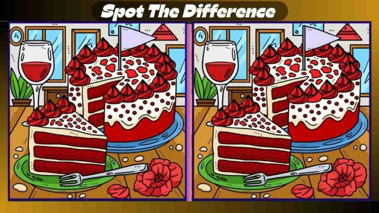 Find 3 Differences Within This Sweet Cake In 25 Seconds