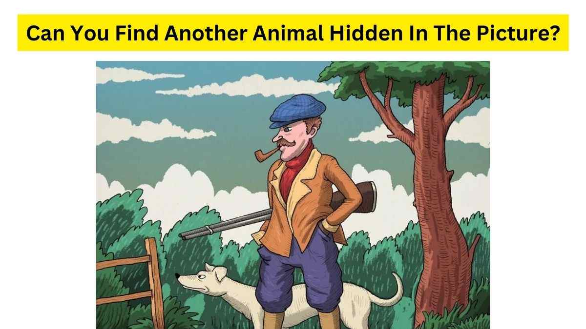 Hidden Animal Optical Illusion: Can you find the second hidden animal in the hunting scene within 11 seconds? Test your skills!